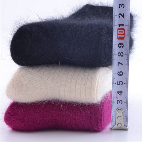 Women pure wool socks 3pack - pure,