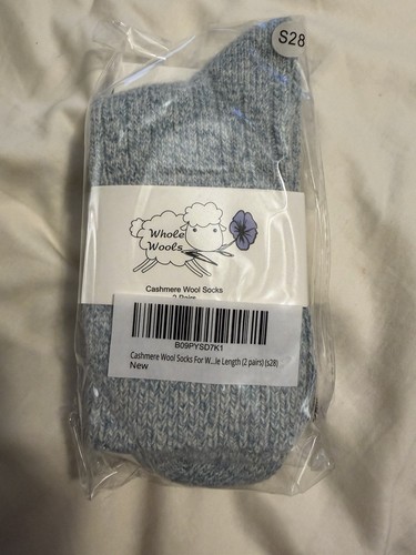 Two pairs cashmere wool - two,