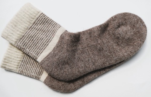 Mongolian wool socks peak - mongolian,