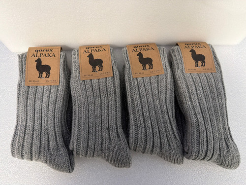 Pairs alpaca wool socks - alpaca,